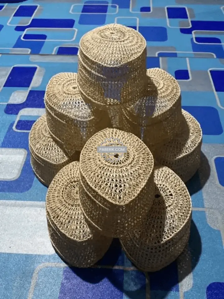 Peci Rotan Motif 1